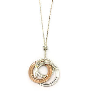 Tiffany Interlocking Necklace Silver